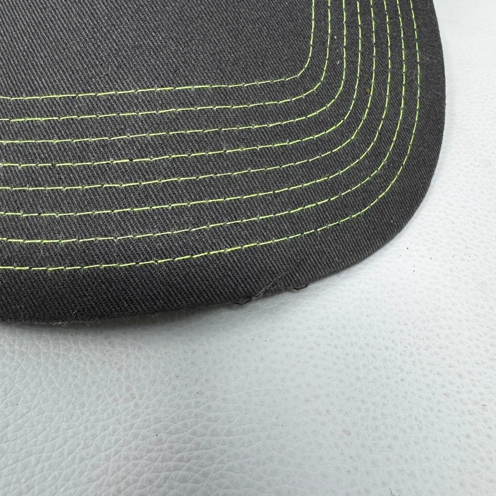 Keurig Dr Pepper Next Level 2024 Port Authority Trucker Hat Cap Dark Gray Neon